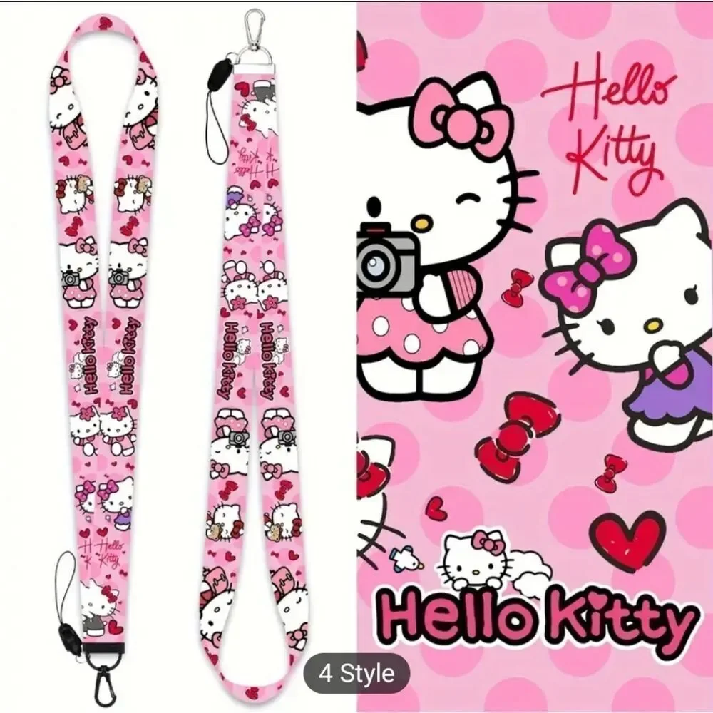 New Pink Hello Kitty Lanyard
